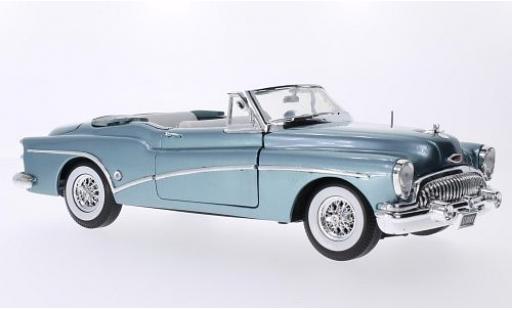 Modelauto Buick Skylark Convertible Cabriolet metallic blauw 1953 1/18 Motormax