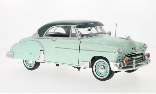 Modelauto Chevrolet Bel Air Coupe groen/metallic groen 1950 1/18 Motormax