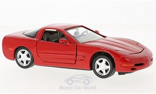 Modelauto Chevrolet Corvette Coupe rood 1997 1/24 Motormax