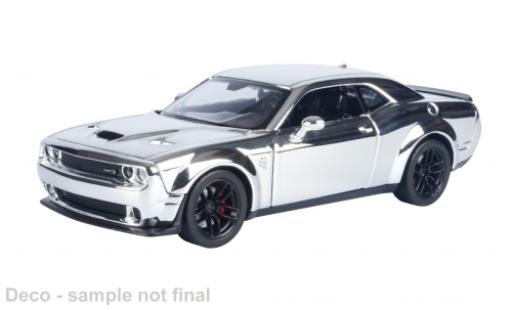 Modelauto Dodge Challenger SRT Hellcat grijs 2018 1/24 Motormax