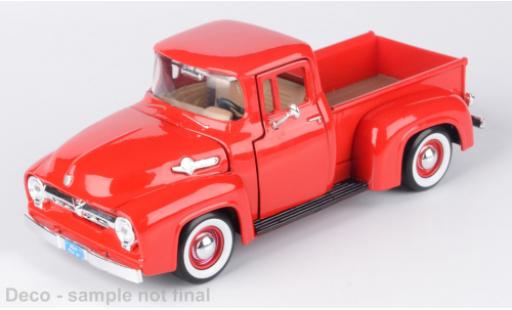Modelauto Ford F-100 Pickup 00 rood 1/24 Motormax