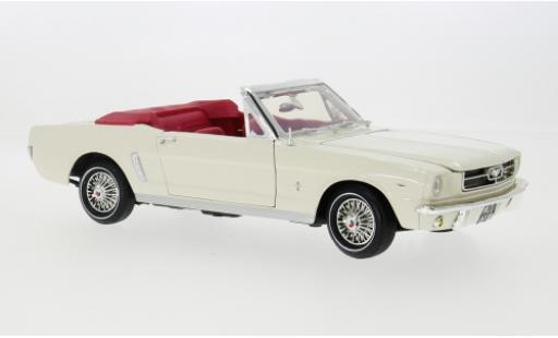 Modelauto Ford Mustang Convertible Cabriolet wit 1964 1/18 Motormax