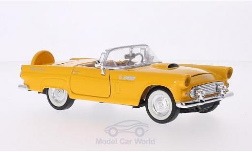 Modelauto Ford Thunderbird Two-Seater geel 1/24 Motormax