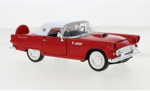 Modelauto Ford Thunderbird Two-Seater rood/wit 1956 1/24 Motormax