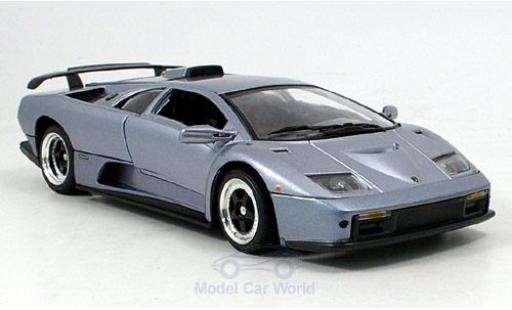 Modelauto Lamborghini Diablo GT metallic grijs 1/18 Motormax