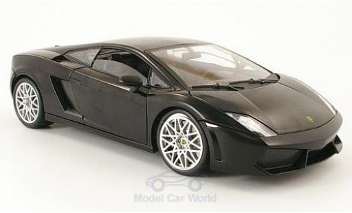 Modelauto Lamborghini Gallardo LP560-4 LP560-4 mat-zwart 1/18 Motormax