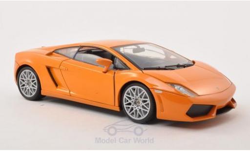 Modelauto Lamborghini Gallardo LP560-4 LP560-4 metallic oranje 1/18 Motormax