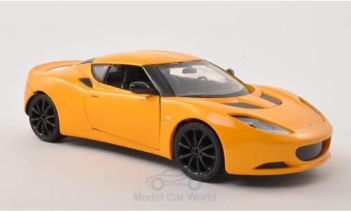 Modelauto Lotus Evora S geel 1/24 Motormax