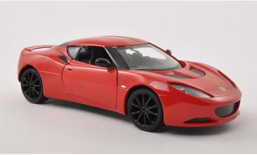 Modelauto Lotus Evora S rood sans Vitrine 1/24 Motormax