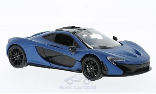 Modelauto McLaren P1 Base mat-blauw zonder Vitrine 1/24 Motormax