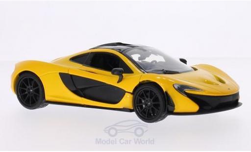 Modelauto McLaren P1 Base metallic geel/zwart 1/24 Motormax