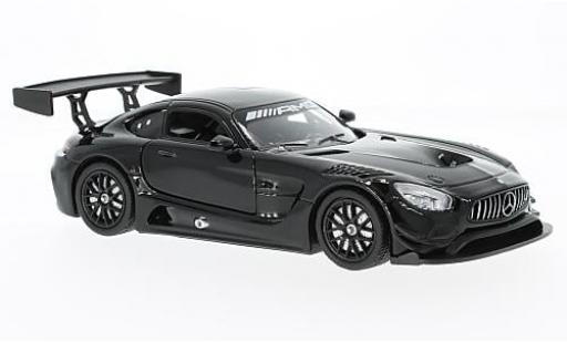 Modelauto Mercedes AMG GT GT3 3 zwart 1/24 Motormax