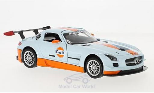 Modelauto Mercedes SLS GT3 AMG Gulf 1/24 Motormax