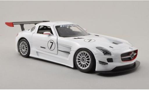 Modelauto Mercedes SLS GT3 AMG No.7 sans Vitrine 1/24 Motormax