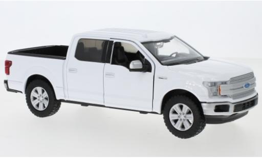 Modelauto Ford F-150 Pickup 50 Lariat Crew Cab wit 2019 1/24 Motormax