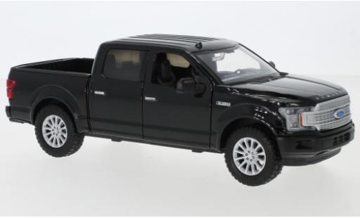 Modelauto Ford F-150 Pickup 50 beperkt Crew Cab zwart 2019 1/24 Motormax