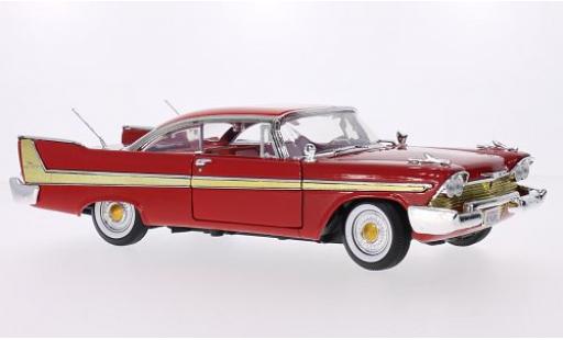 Modelauto Plymouth Fury Base rood 1958 1/18 Motormax