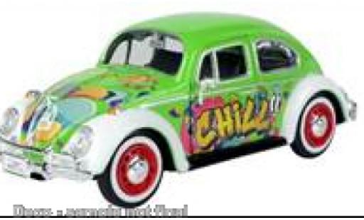 Modelauto Volkswagen Beetle Base groen/D&Atilde;&copy;corer 1966 1/24 Motormax