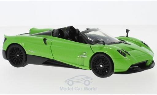 Modelauto Pagani Huayra R Roadster metallic groen 1/24 Motormax