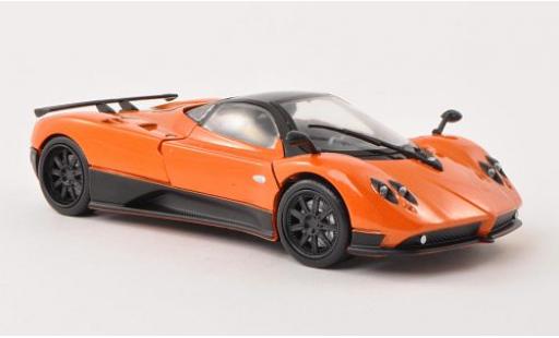 Modelauto Pagani Zonda F oranje sans Vitrine 1/24 Motormax