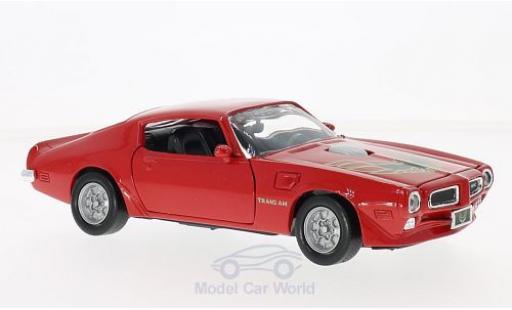 Modelauto Pontiac Firebird 1973 Trans Am rood/Dekor 1/24 Motormax