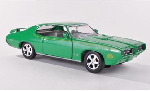 Modelauto Pontiac GTO The Judge groen 1969 1/24 Motormax