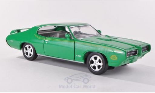 Modelauto Pontiac GTO The Judge groen 1969 1/18 Motormax