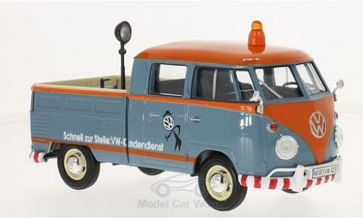 Modelauto Volkswagen T1 A Kundendienst Pick Up met Ladegut 1/24 Motormax