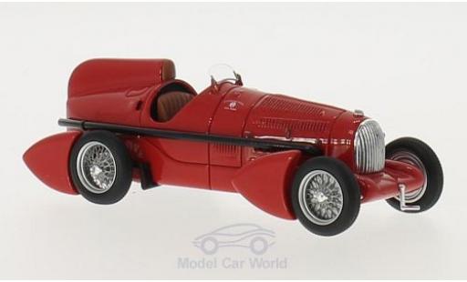 Modelauto Alfa Romeo P3 tipo b Aerodinamica rood 1934 1/43 Neo