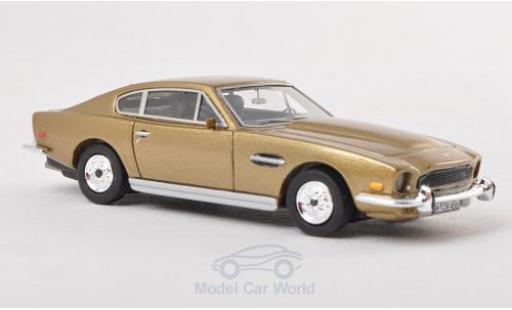 Modelauto Aston Martin V8 saloon gold 1980 1/87 Neo