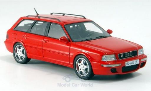 Modelauto Audi RS2 avant rood 1994 1/43 Neo