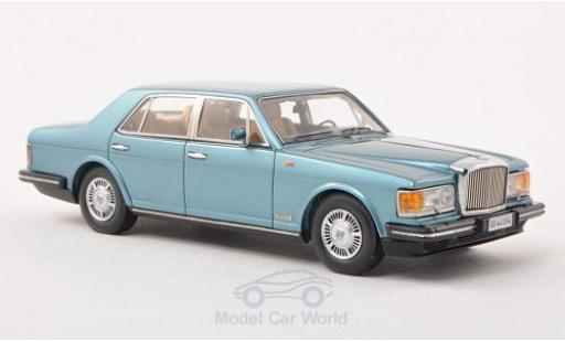 Modelauto Bentley Mulsanne berline metallic blauw 1980 1/43 Neo
