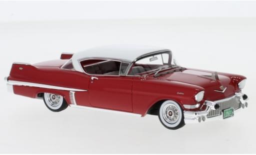 Modelauto Cadillac Series 62 Coupe Hardtop rood/wit 1957 1/43 Neo