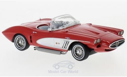 Modelauto Chevrolet Corvette concept XP-700 Roadster rood/grijs 1959 1/43 Neo