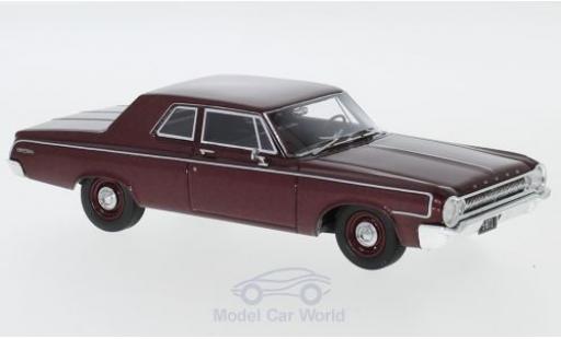 Modelauto Dodge 330 Berline Sedan metallic rood 1964 1/43 Neo