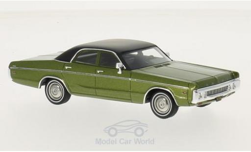 Modelauto Dodge Polara Berline Sedan metallic groen/zwart 1972 1/43 Neo