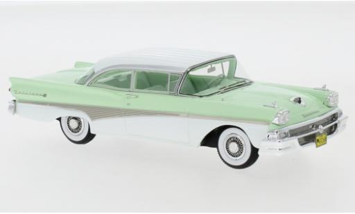 Modelauto Ford Fairlane 500 Hardtop turquoise/wit 1958 1/43 Neo