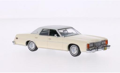 Modelauto Ford LTD Berline beige/mat-grijs 1/43 Neo