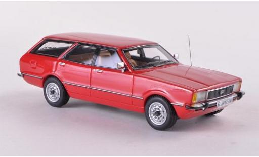 Modelauto Ford Taunus TC2 Turnier GL rood 1976 1/43 Neo