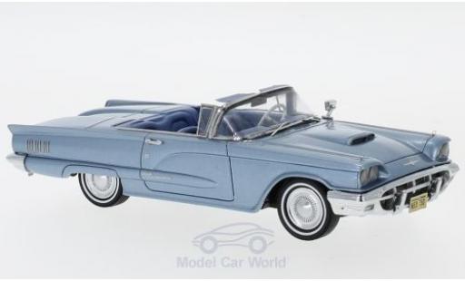 Modelauto Ford Thunderbird Squarebird Cabriolet metallic blauw 1/43 Neo