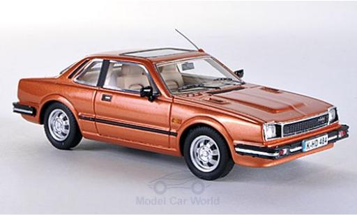Modelauto Honda Prelude Base MKI metallic bruin 1981 1/43 Neo