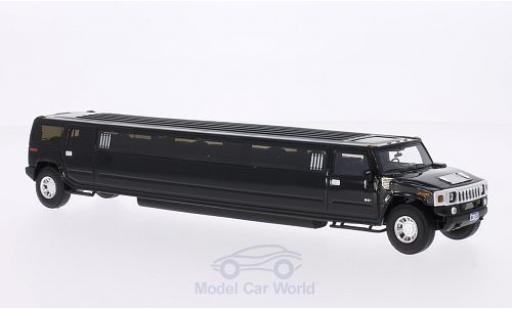 Modelauto Hummer H2 Base Stretchlimousine zwart 1/43 Neo