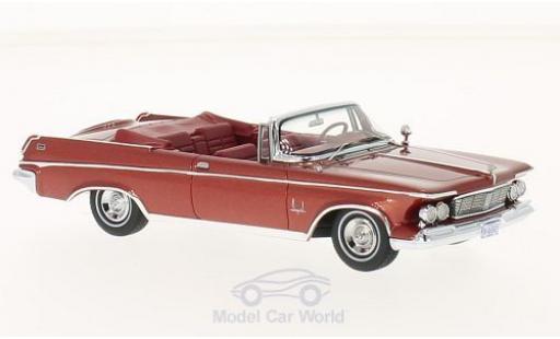 Modelauto Imperial Crown Convertible Cabriolet metallic rood 1963 1/43 Neo