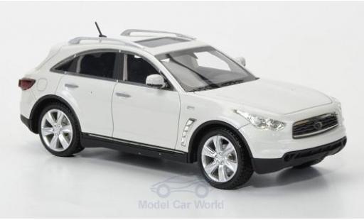 Modelauto Infiniti FX50 S metallic wit 2010 1/43 Neo