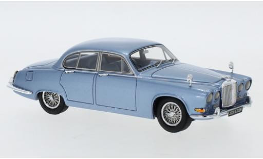 Modelauto Jaguar 420 Base metallic blauw RHD 1967 1/43 Neo