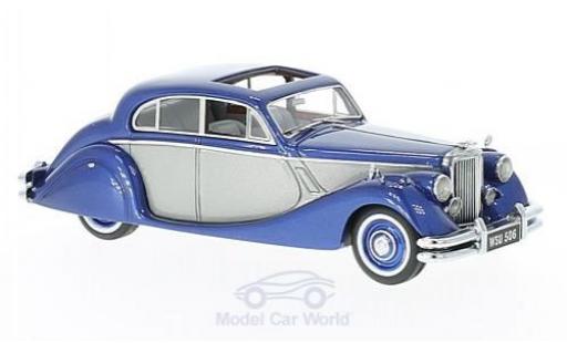 Modelauto Jaguar MK 9 V metallic blauw/grijs 1950 1/43 Neo