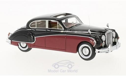 Modelauto Jaguar MK 9 VIII rood/zwart RHD 1955 1/43 Neo