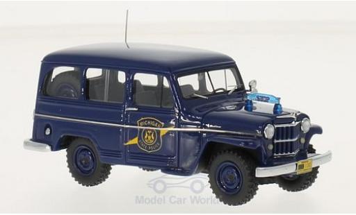 Modelauto Jeep Willys Station Wagon Michigan State Politie 1954 1/43 Neo