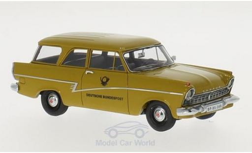 Modelauto Ford Taunus 17M P2 Turnier Deutsche Bundespost 1/43 Neo