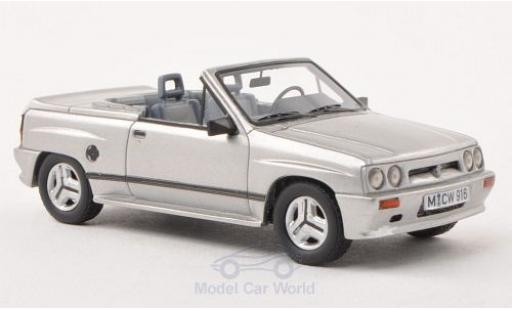 Modelauto Opel Corsa Spider Irmscher i120 grijs 1985 1/43 Neo